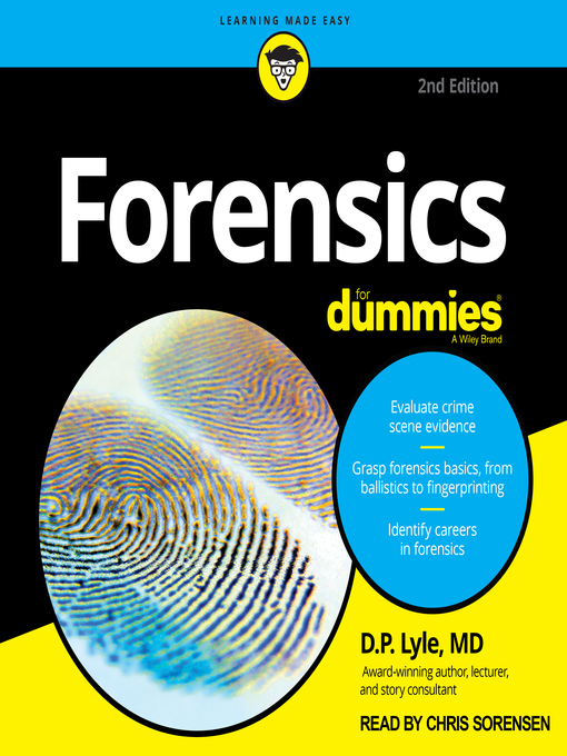 Cover image for Forensics For Dummies